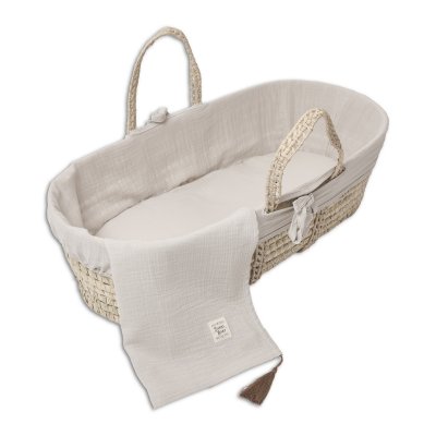 FUNNABABY Kompletní Mojžíšův koš s výbavou Sand Beige - 45511sb_001