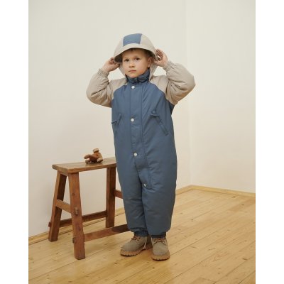LEOKID Zimní kombinéza Color Block Salt Blue vel. 4 - 5 let (vel. 104) - 67030_013