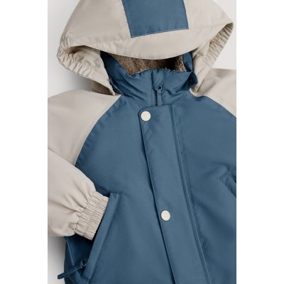 LEOKID Zimní kombinéza Color Block Salt Blue vel. 4 - 5 let (vel. 104) - 67030_003