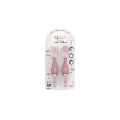 BIBADO Handi Dětský příbor s klipem Blush - 66774_003