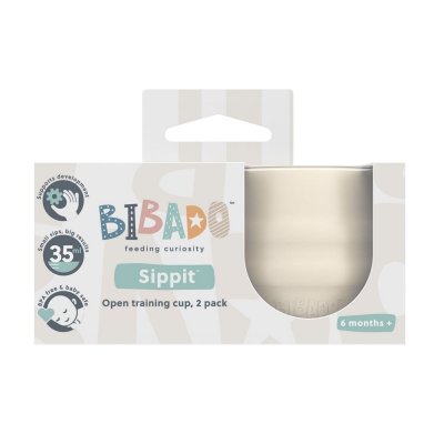 BIBADO Sippit Tréninkový hrneček 2 ks Fawn - 66778_002