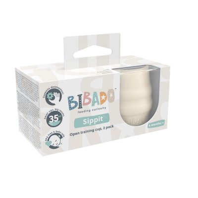 BIBADO Sippit Tréninkový hrneček 2 ks Fawn - 66778_003