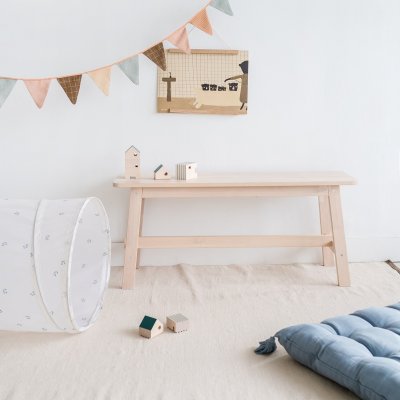 3 SPROUTS Dětský Tunel Recycled Blueberry Ivory - 69009bi_003