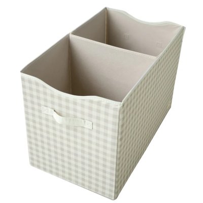 3 SPROUTS Truhla na hračky Recycled Gringham Beige - 50399gb_001
