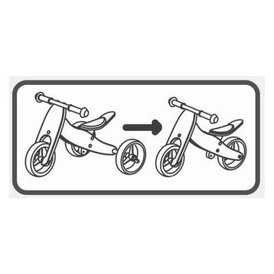 FREEON Free2Move Rider Plus Odrážedlo/tříkolka 2v1 White - 69516wh_001
