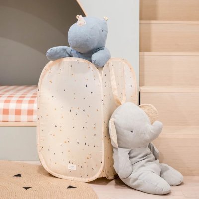3 SPROUTS Skládací úložný koš Recycled Terrazzo Beige - 70721tb_003