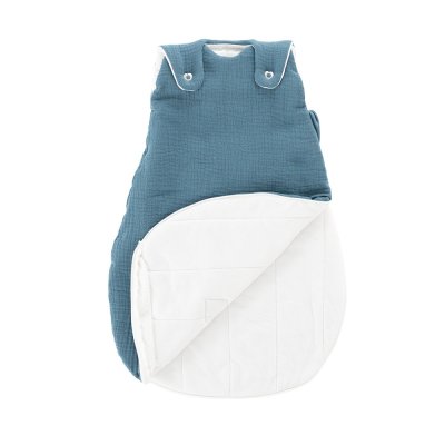 TRÄUMELAND Vnější spací pytel Liebmich Musselin Jeansblau 56/62 - s0121003_001