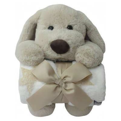 FREEON Free2Play Plyšová hračka s dekou Puppy Brown/White - 70756_002