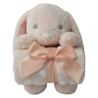 FREEON Free2Play Plyšová hračka s dekou Bunny Peach - 70757_002