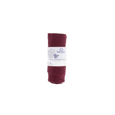 TRÄUMELAND Mušelínová deka 100 x 75 cm Beerenrot - t062008_004