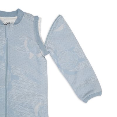LODGER Spací pytel s rukávy Matcha Blue Fogg vel. 86/98 - 71310_002
