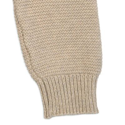 LODGER Pletené tepláčky Merino Beige vel. 68 - 71346_003