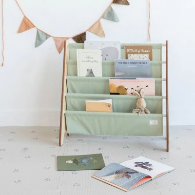 3 SPROUTS Stojan na knížky Recycled Solid/Green - 50401sg_002