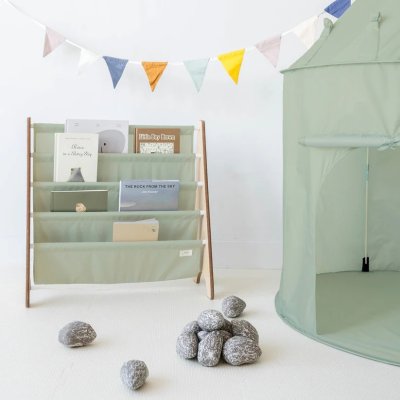 3 SPROUTS Stojan na knížky Recycled Solid/Green - 50401sg_003