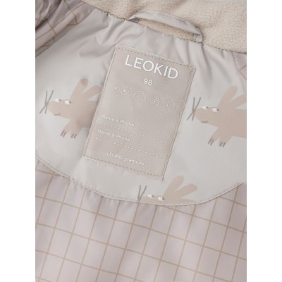 LEOKID Zimní prošívaná bunda Leni Silver Cloud Fluffy vel. 98 - 71662_008