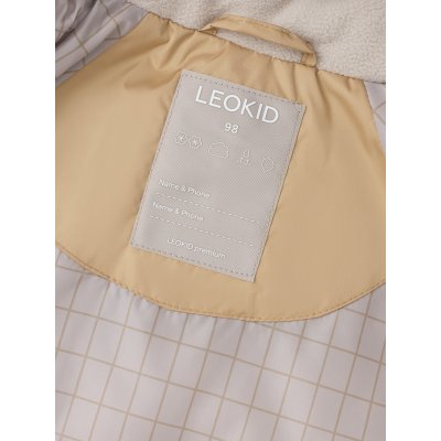 LEOKID Zimní prošívaná bunda Leni Lark Beige vel. 86 - 71666_007