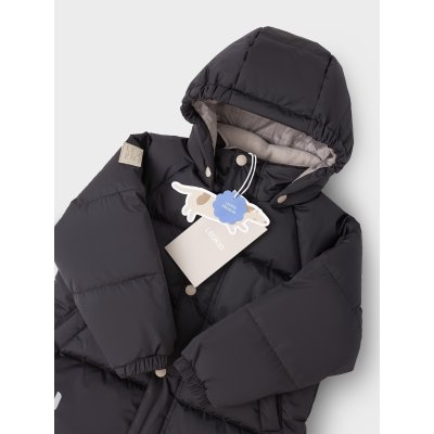 LEOKID Zimní prošívaná bunda Leni Carbon Grey vel. 92 - 71674_003