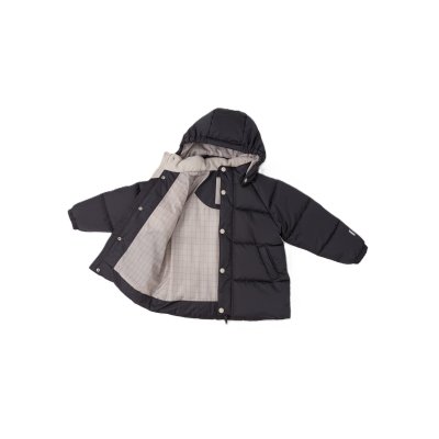 LEOKID Zimní prošívaná bunda Leni Carbon Grey vel. 98 - 71675_002