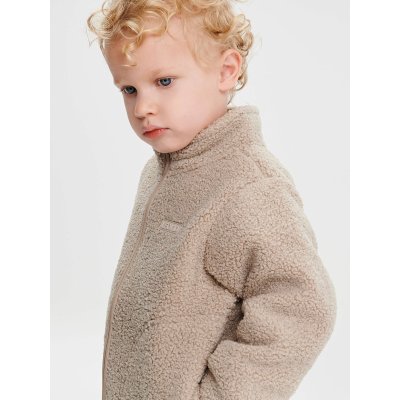 LEOKID Fleecová bunda Theo Almond Milk vel. 92 - 71783_009