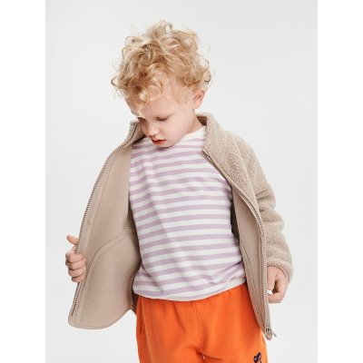 LEOKID Fleecová bunda Theo Almond Milk vel. 116 - 71787_011