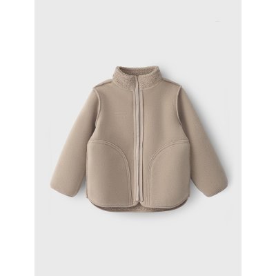 LEOKID Fleecová bunda Theo Almond Milk vel. 116 - 71787_002