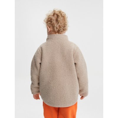 LEOKID Fleecová bunda Theo Almond Milk vel. 122 - 71788_010