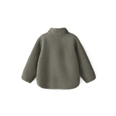 LEOKID Fleecová bunda Theo Vetiver Green vel. 92 - 71790_001