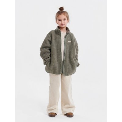 LEOKID Fleecová bunda Theo Vetiver Green vel. 122 - 71795_008