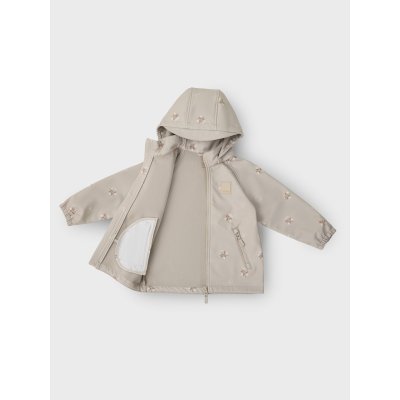 LEOKID Softshellová bunda Lake Silver Cloud Flower vel. 80 - 71796_003