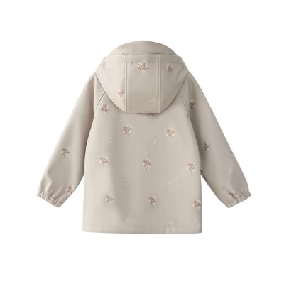 LEOKID Softshellová bunda Lake Silver Cloud Flower vel. 98 - 71799_001