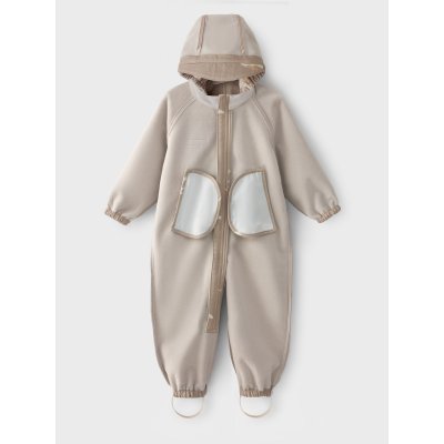 LEOKID Softshellová kombinéza Lilo Beige Woof vel. 86 - 71830_002