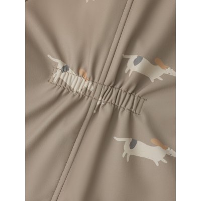 LEOKID Softshellová kombinéza Lilo Beige Woof vel. 86 - 71830_008