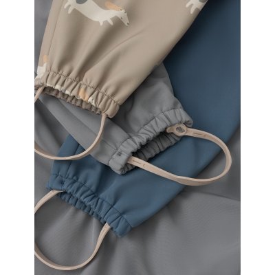 LEOKID Softshellová kombinéza Lilo Beige Woof vel. 110 - 71834_009