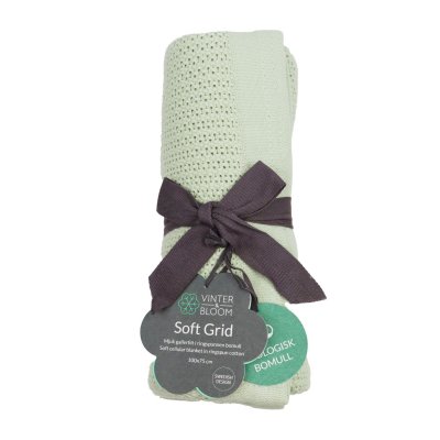 VINTER & BLOOM Deka Soft Grid Organic Tender Green - 33454tg_001