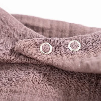 TRÄUMELAND Bandana Bib 2 ks Beige & Schokopflaume - t063104_005