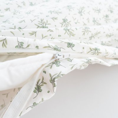 TRÄUMELAND povlečení do kolébky Jersey 80/80 + 35/40 Olive - tt25303_002