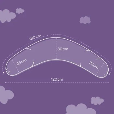 TRÄUMELAND Kojící polštář elastický Little Farm Blau - t040855_003