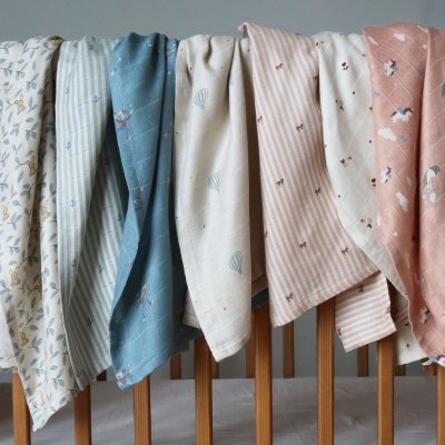 NUUROO Josefine Mušelínové pleny z bambusu 2 ks Bunny Leaf - 74431_003