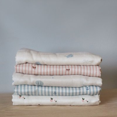 NUUROO Josefine Mušelínové pleny z bambusu 2 ks Ocean - 74435_002