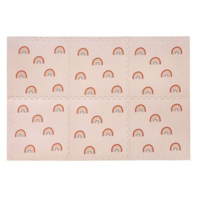 FREEON Free2Play Pěnová hrací podložka Puzzle 6 ks Rainbow