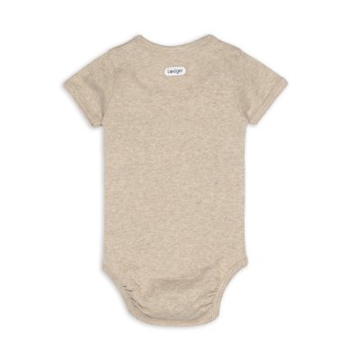 LODGER Body s krátkým rukávem Melange Beige vel. 74 - 74864_001