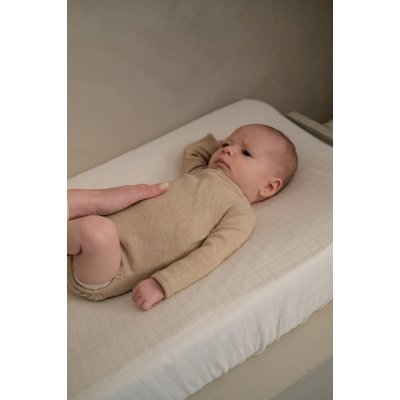 LODGER Body s dlouhým rukávem Melange Beige vel. 62 - 74868_003