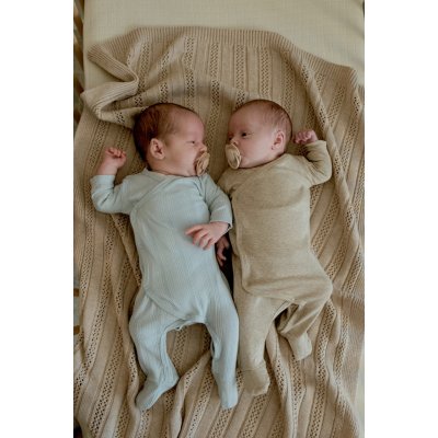 LODGER Overal novorozenecký Melange Beige vel. 50 - 74873_003