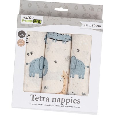 FREEON Bubaba Látkové pleny 3 ks Beige Safari - 74962_001