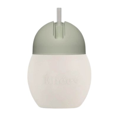 ÉLHÉE Učící hrnek s brčkem Coconut 240 ml Sand Sage - 74969_001