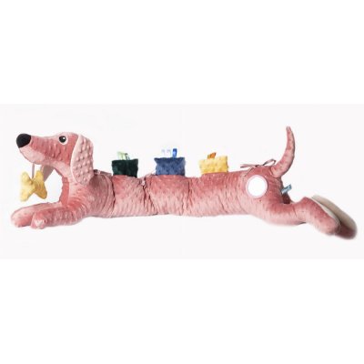 MOMS CARE Senzorická hračka Jezevčík růžový