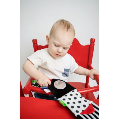 MOMS CARE Senzorické leporelo růžové - 75262_002