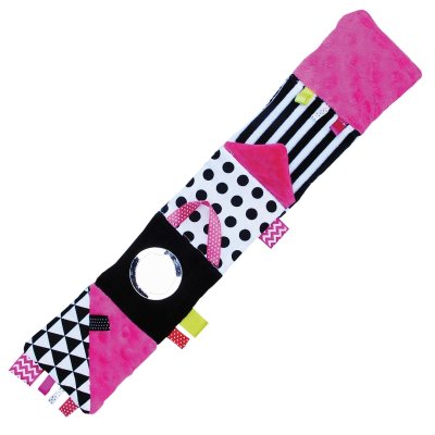 MOMS CARE Senzorické leporelo růžové