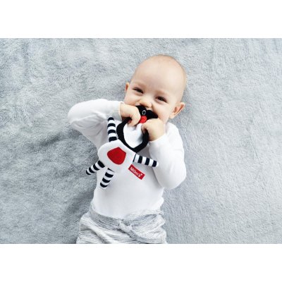 MOMS CARE Šustící muchláček Medvídek Boo černý - 75263_001