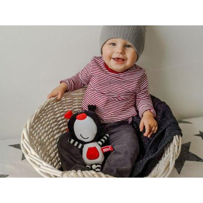 MOMS CARE Šustící muchláček Medvídek Boo černý - 75263_004